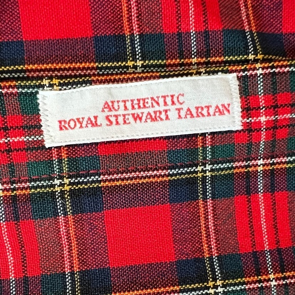 EUC Pendleton Royal Stewart Tartan Pure Virgin Wool Button Down Sz M - Picture 11 of 12